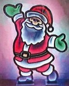 70.85IN LED INFINITY SANTA