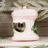 4Inch Glass Pink Mixer Ornament - Christmas Place