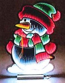 35.9IN INFINITY CHRISTMAS SNOWMAN