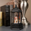 LED Snowman With Animals Black Water Lantern - Christmas Place
