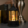 LED Snowman With Animals Black Water Lantern - Christmas Place