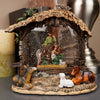 LED Christmas Nativity Water Lantern - Christmas Place