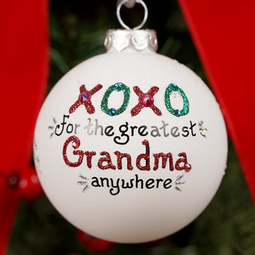 XOXO Greatest Grandma Christmas Ornament - Christmas Place