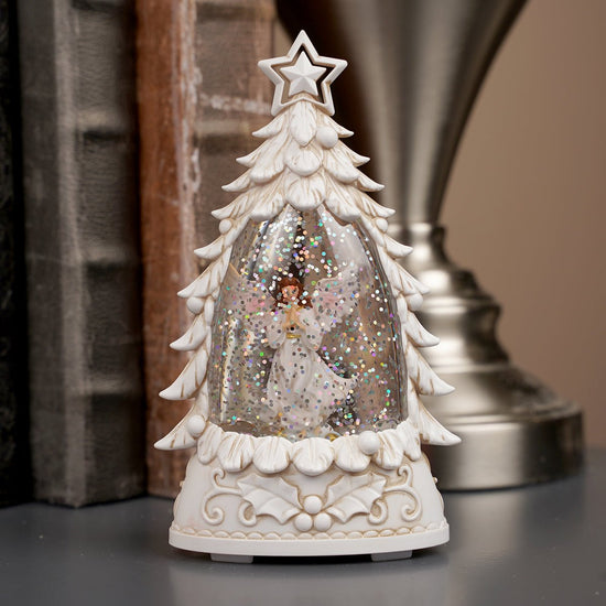 LED Angel In Tree Water Lantern - Christmas Place