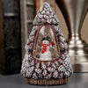LED Snowman In Tree Water Lantern - Christmas Place