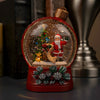 LED Santa In Red Ornament Water Lantern - Christmas Place