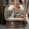 LED Santa Scene Water Globe - Christmas Place