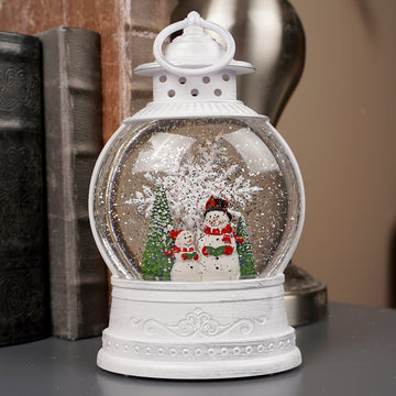 LED Snowman Water Lantern - Christmas Place