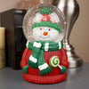 8Inch LED Snowman Water Spinning Globe