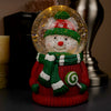 8Inch LED Snowman Water Spinning Globe