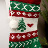 21Inch Red Green Christmas Stocking