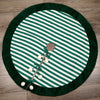 48Inch Green Stripe Tree Skirt - Christmas Place