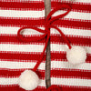 48Inch Red Stripe Tree Skirt - Christmas Place