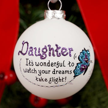 Daughter Dreams Take Flight Ornament - Christmas Place