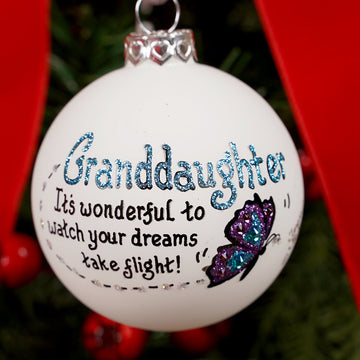 Granddaughter Dreams Take Flight Ornament - Christmas Place