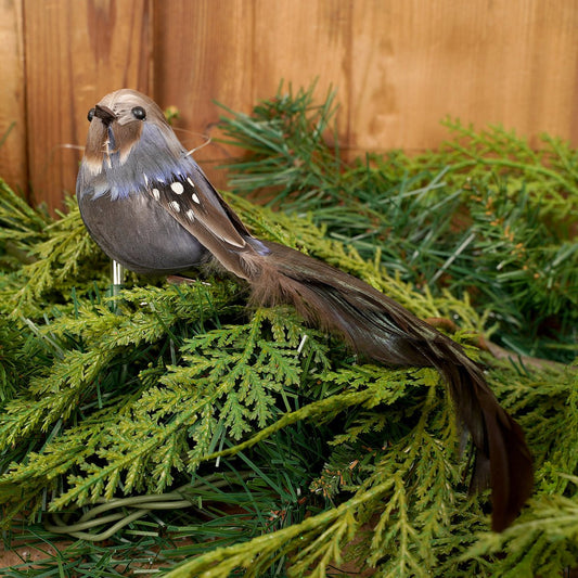 Blue Natural Bird Clip Ornament - Christmas Place