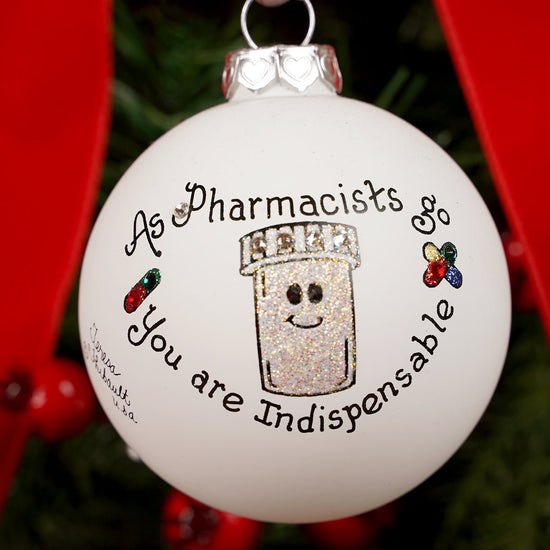 Pharmacist Hand Painted Christmas Ornament - Christmas Place
