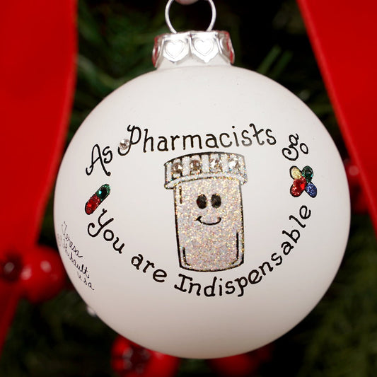Pharmacist Hand Painted Christmas Ornament - Christmas Place