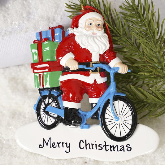 Biking Santa