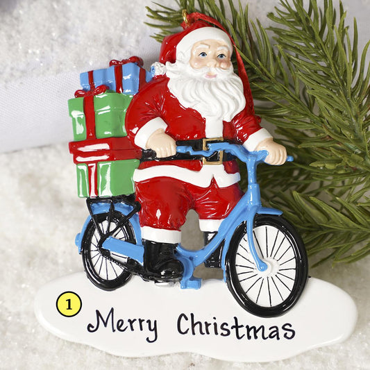 Biking Santa