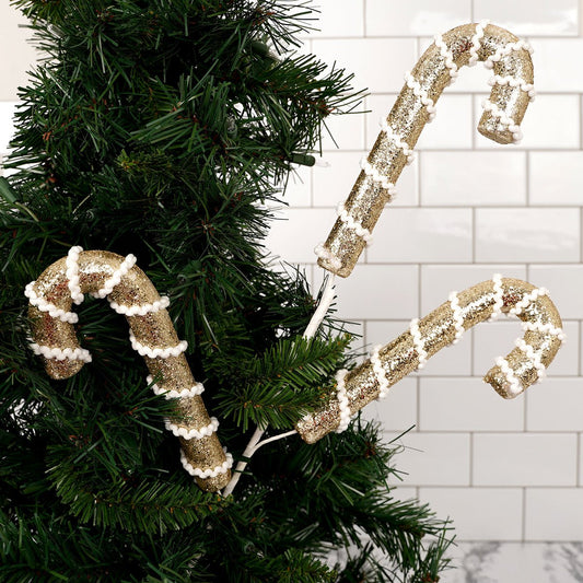 Christmas Platinum Candy Cane Spray - Christmas Place