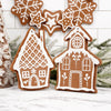 Glitter Gingerbread House Ornaments Christmas Place