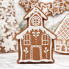 Glitter Gingerbread House Ornaments Colonial House Rectangle Door Glitter Gingerbread House Ornaments