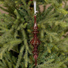 Red Glass Finial Ornament - Christmas Place