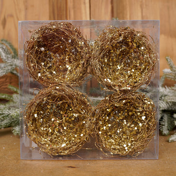 Natural Gold Nest x 4
