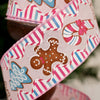 2.5IN RED PINK BLUE CANDY (10) - Christmas Place