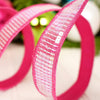 Pink Sequin Wired Edge Ribbon - Christmas Place