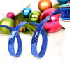 Blue Sequin Wired Edge Ribbon - Christmas Place