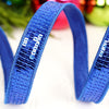 Blue Sequin Wired Edge Ribbon - Christmas Place