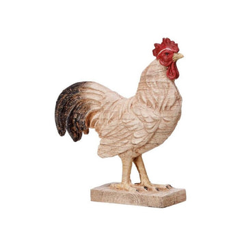 10In Carved Rooster