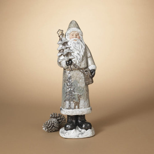 21in Paper Stone Santa