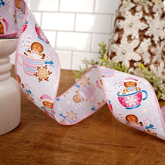Pastel Gingerbread Ribbon - Christmas Place