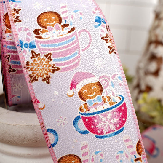 Pastel Gingerbread Ribbon - Christmas Place