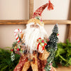 Christmas Place Red Gold Santa Figure with Presents 16 inches tall