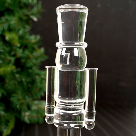 Clear Christmas Nutcracker - Christmas Place
