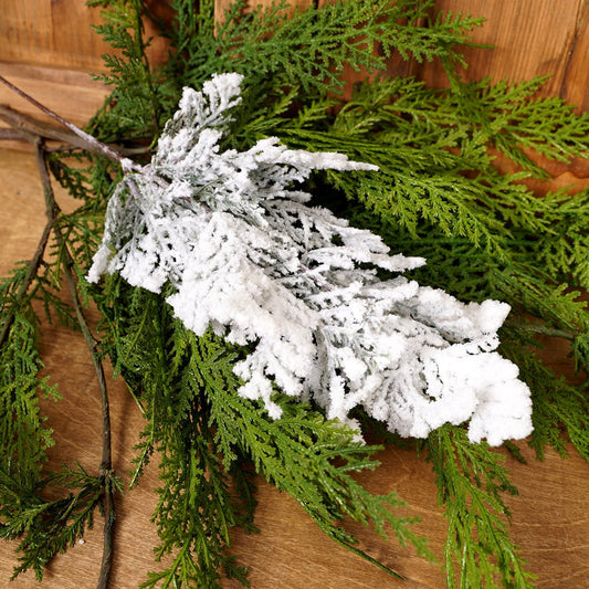Snow Cedar Spray - Christmas Place