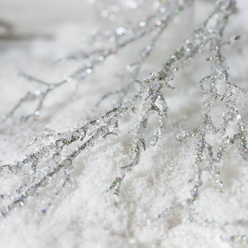 Iridescent Ice Twig Stem