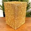 8x8x12Inch Gold Mesh Box - Christmas Place