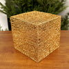 8x8x8Inch Gold Mesh Box - Christmas Place