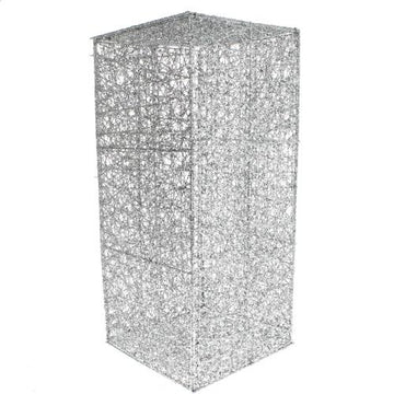 Silver Mesh Box 18x8x8