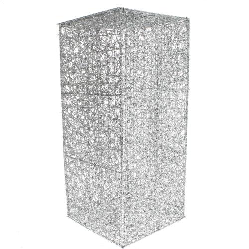 Silver Mesh Box 18x8x8