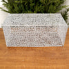 18x8x8Inch Silver Mesh Box - Christmas Place