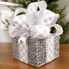 4x6x6Inch Silver Mesh Box - Christmas Place