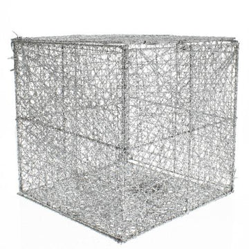 Silver Mesh Box 8x8x8