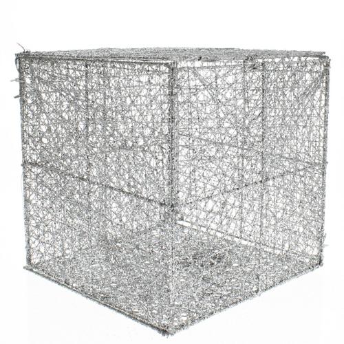 Silver Mesh Box 8x8x8