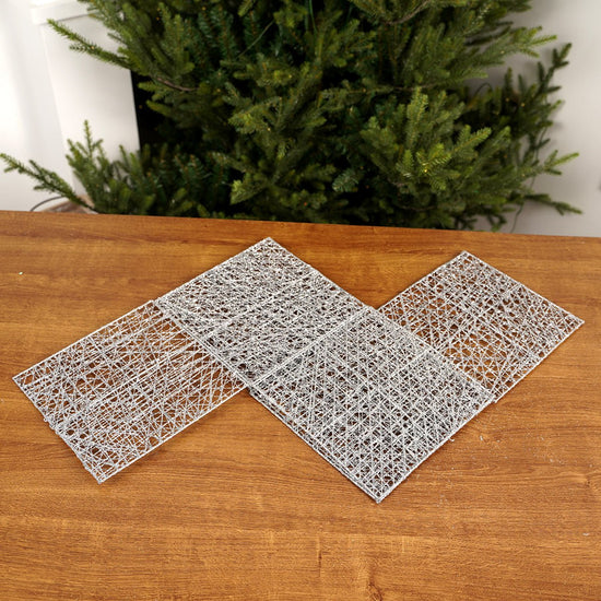 8x8x8Inch Silver Mesh Box - Christmas Place